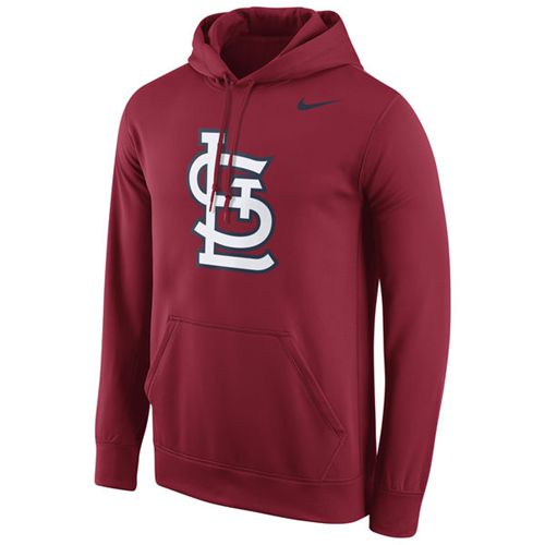 Levelwear St Louis Cardinals Red Dimension Long Sleeve Hoodie, Red, 88% Polyester / 12% SPANDEX, Size S, Rally House